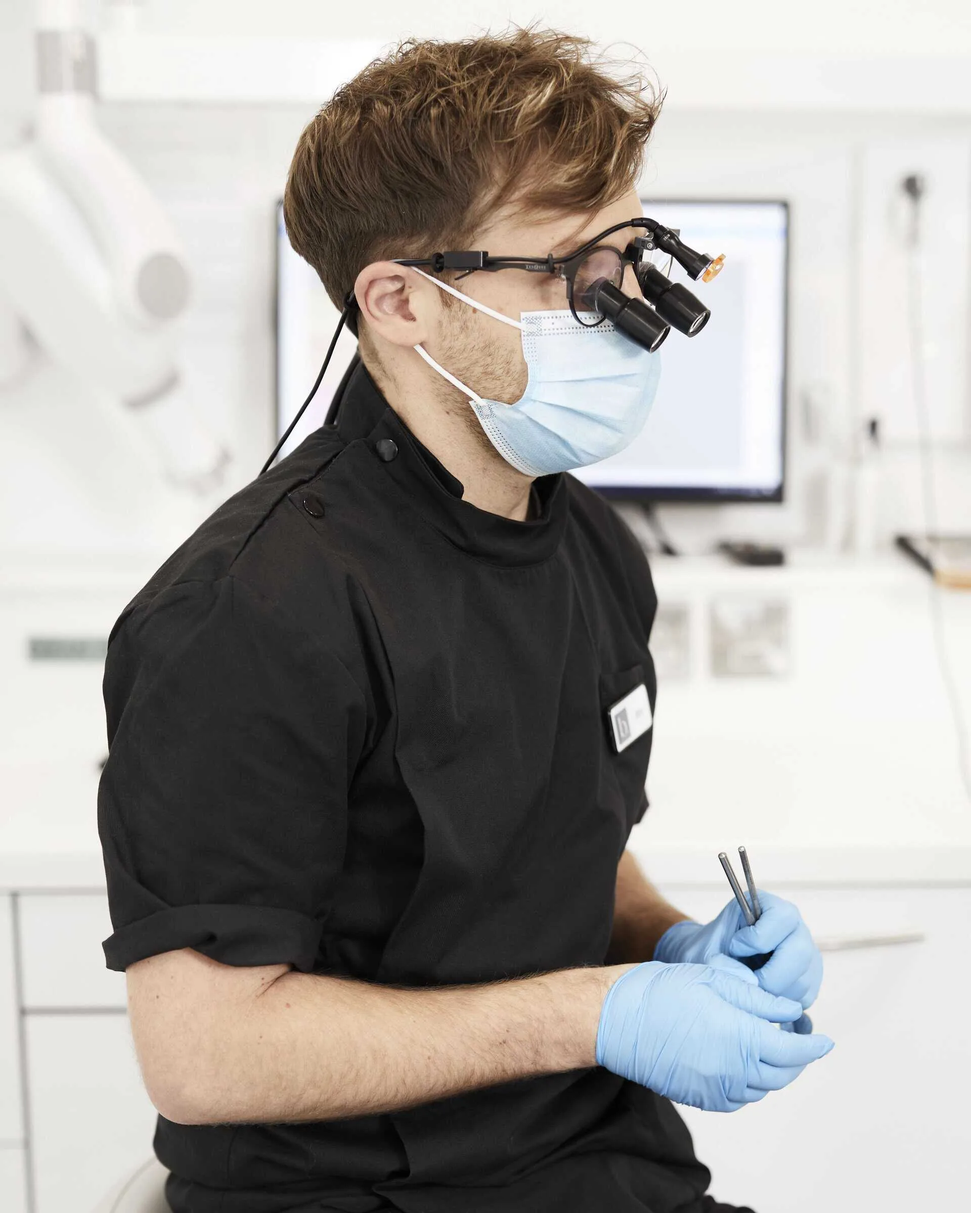 Dr Ben with loops on beyond dental